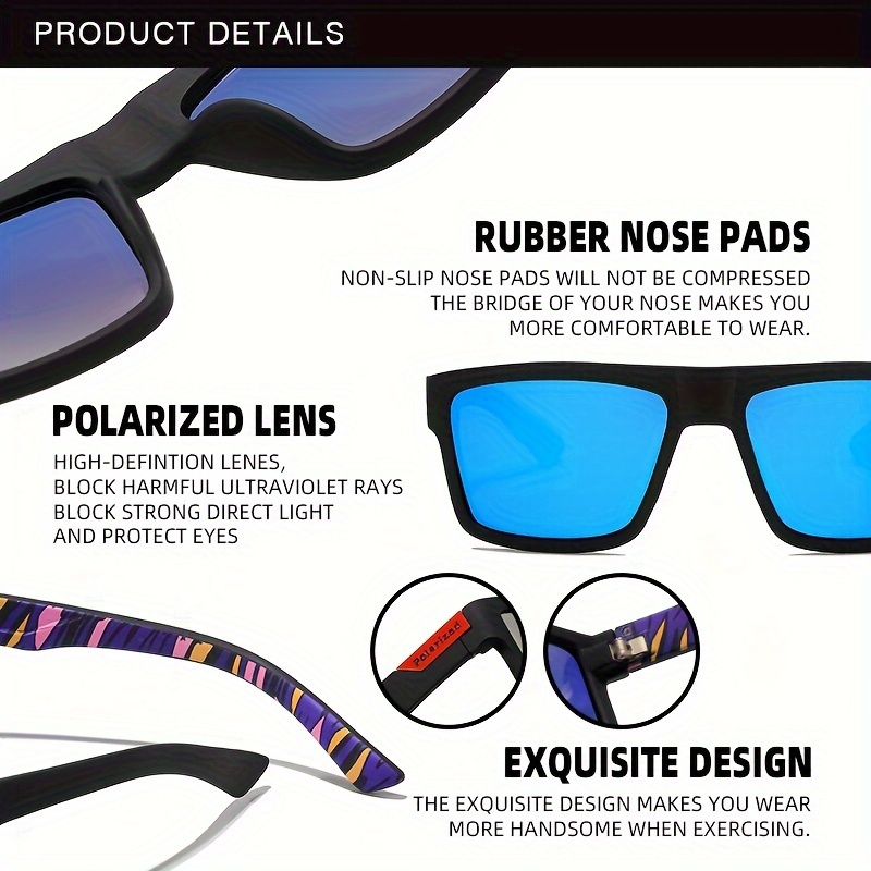 Fashion Travel Square Polarize - Fishing Sunglasses Polarized のレビューと価格