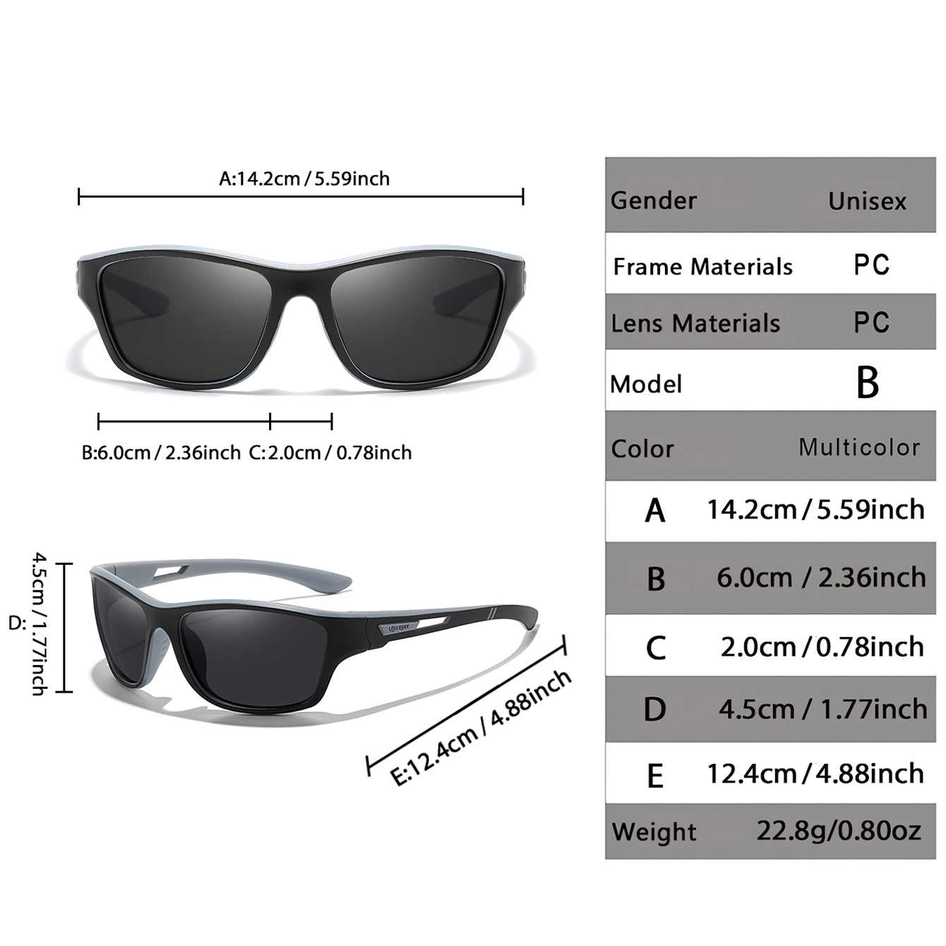 LOISRUBY Polaring Lenses Cycli - Fishing Sunglasses Polarized のレビューと価格