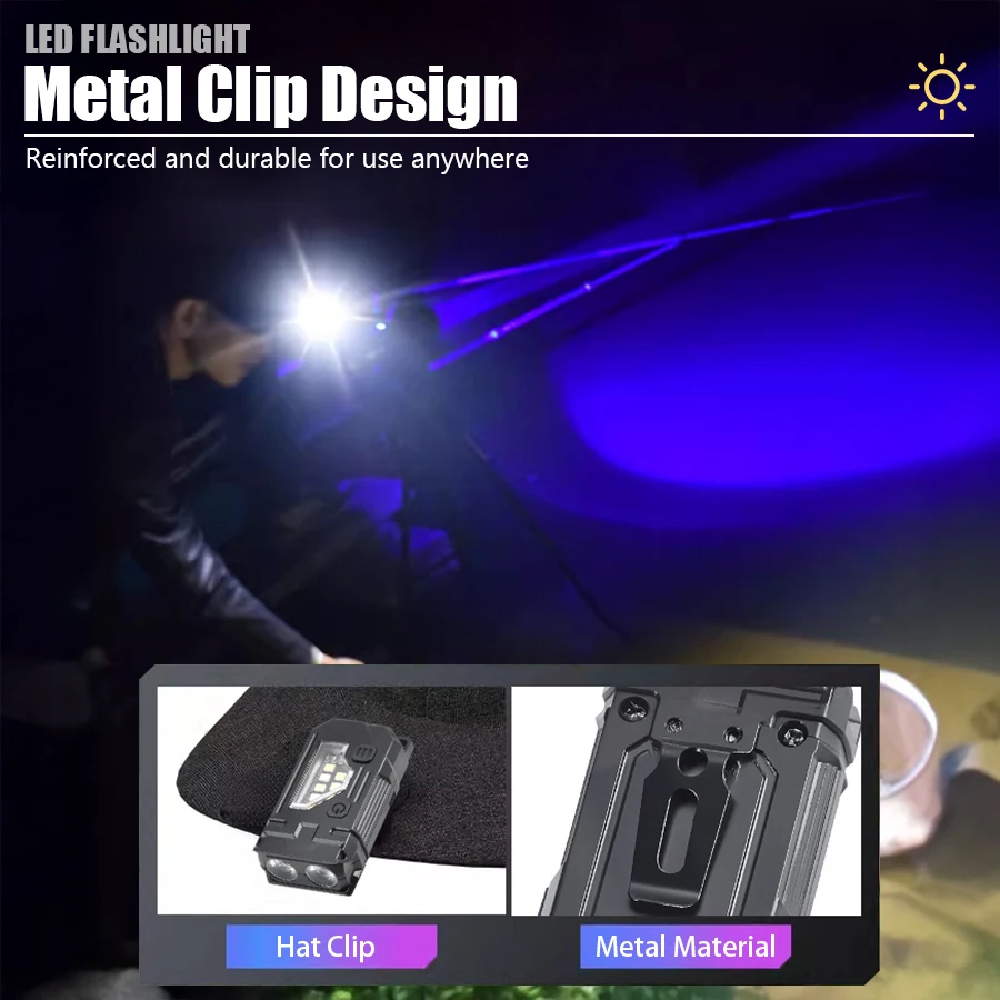 Mini Keychain EDC Flashlight - - Fishing Hat のレビューと価格