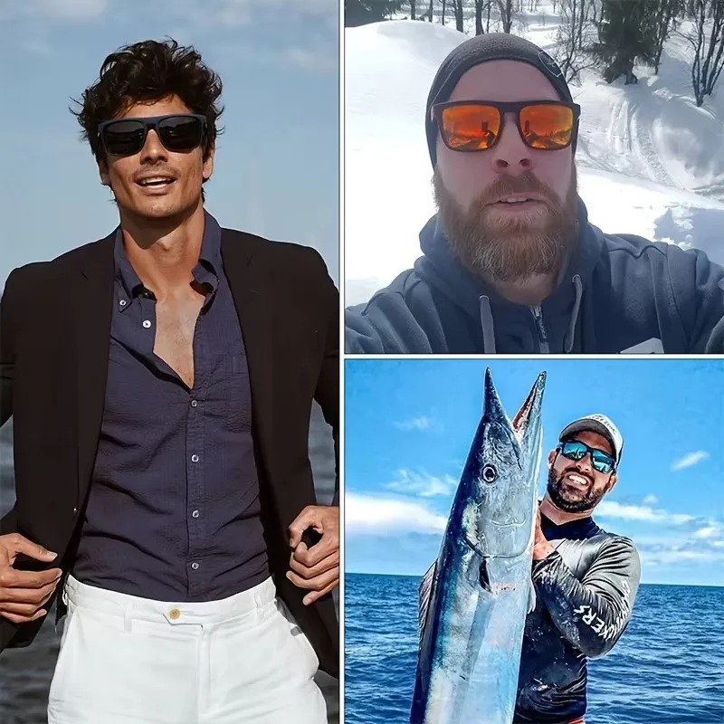 Fashion Vintage Square Polariz - Fishing Sunglasses Polarized のレビューと価格