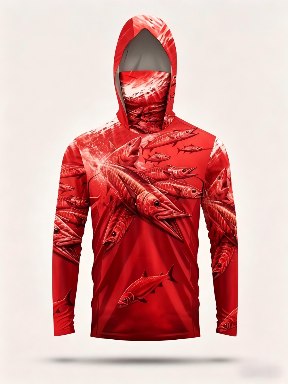 Men's summer fashion fish scho - Fishing Hoodie のレビューと価格