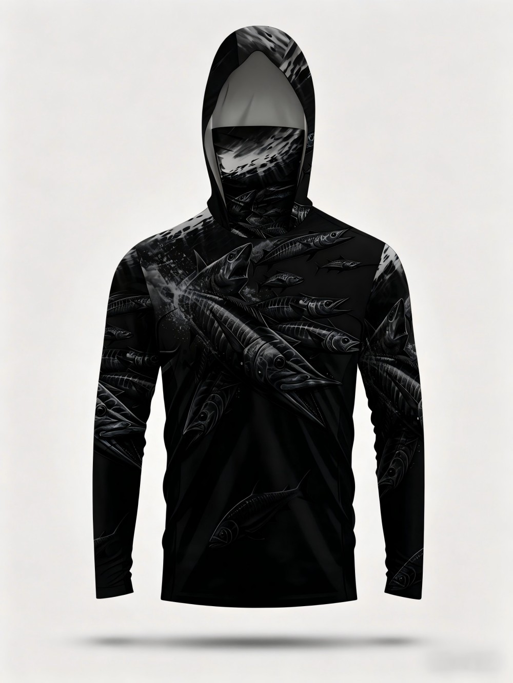 Men's summer fashion fish scho - Fishing Hoodie のレビューと価格