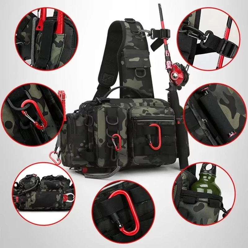 Outdoor Tactical Camping Climb - Fishing Backpack のレビューと価格