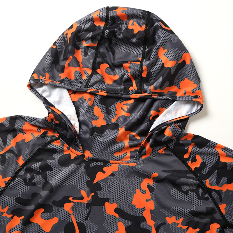 Camouflage Fishing T-shirt wit - Fishing Shirt Uv Protection のレビューと価格