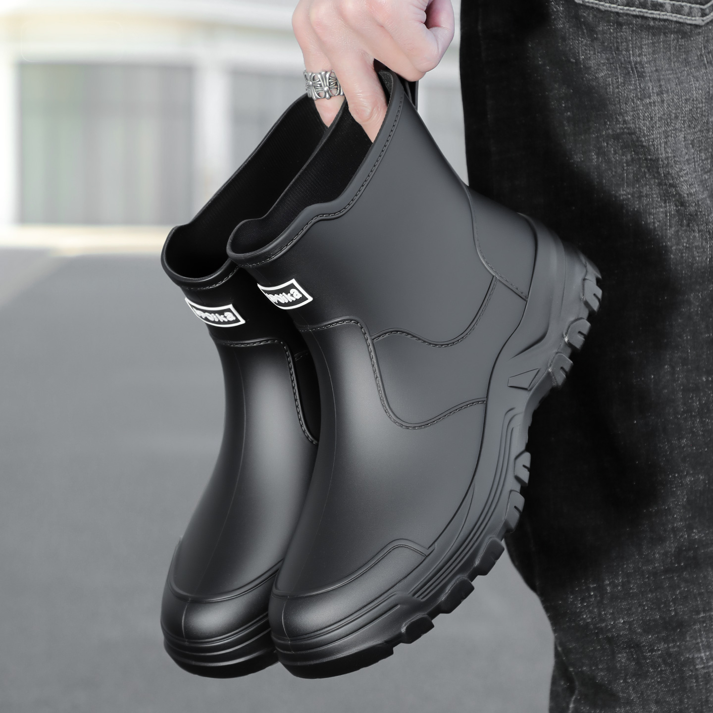 Fashionable new style men's mi - Fishing Boots のレビューと価格