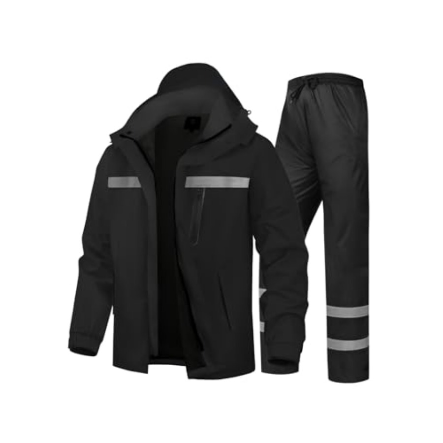 Men's Rain Suit High Visibilit - Fishing Rain Suit のレビューと価格