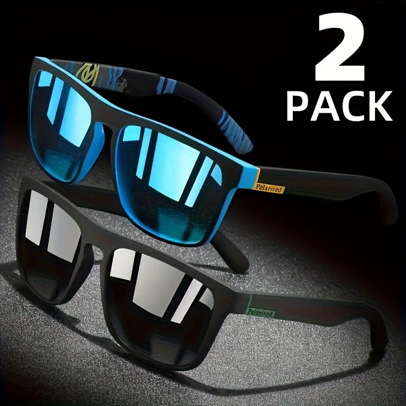 1/2pcs Square Sport Sunglasses - Fishing Sunglasses Polarized のレビューと価格