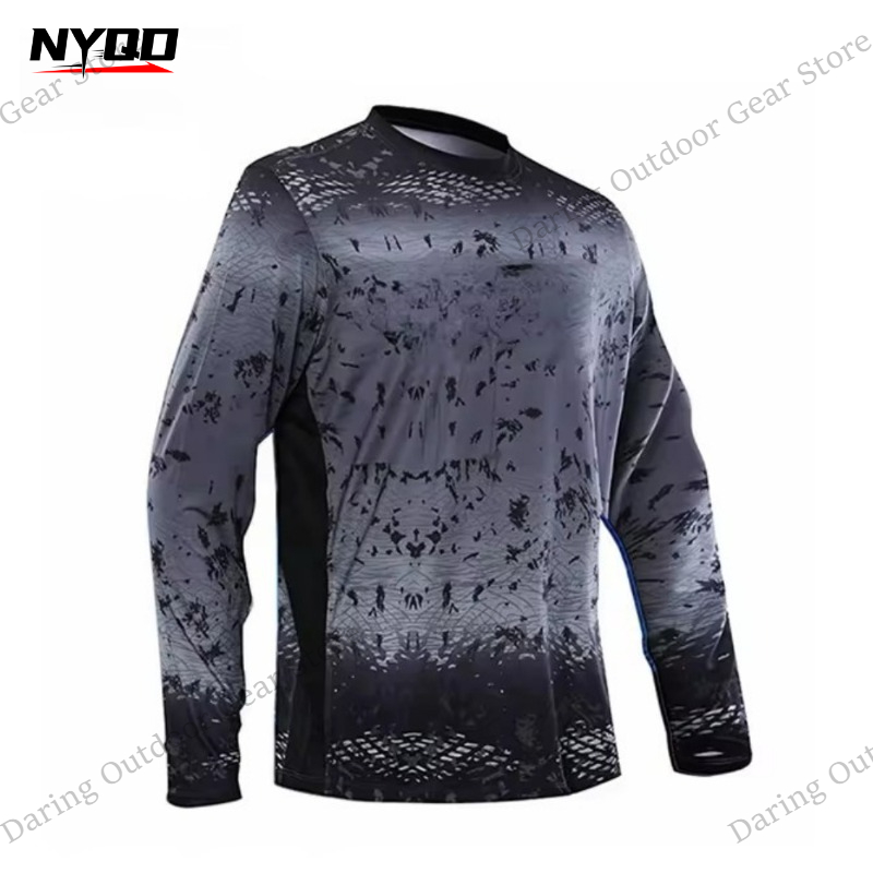 Men's Long Sleeve UPF 50+ Fish - Fishing Shirt Uv Protection のレビューと価格