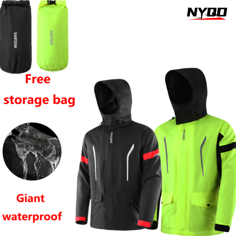 WOSAWE Motorcycle Raincoat Wat - Fishing Rain Suit のレビューと価格