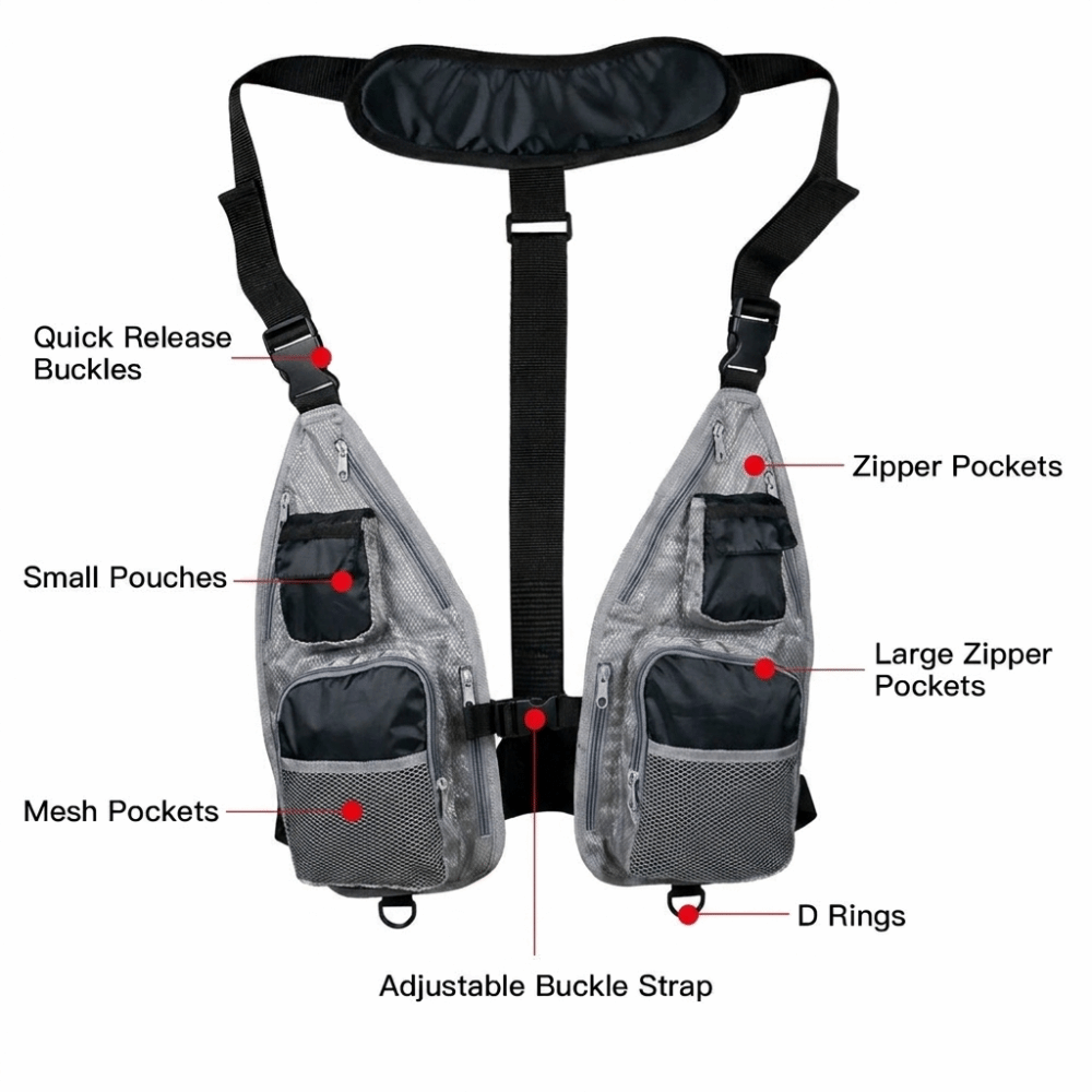Durable Quick Dry Fishing Vest - Fishing Vest のレビューと価格