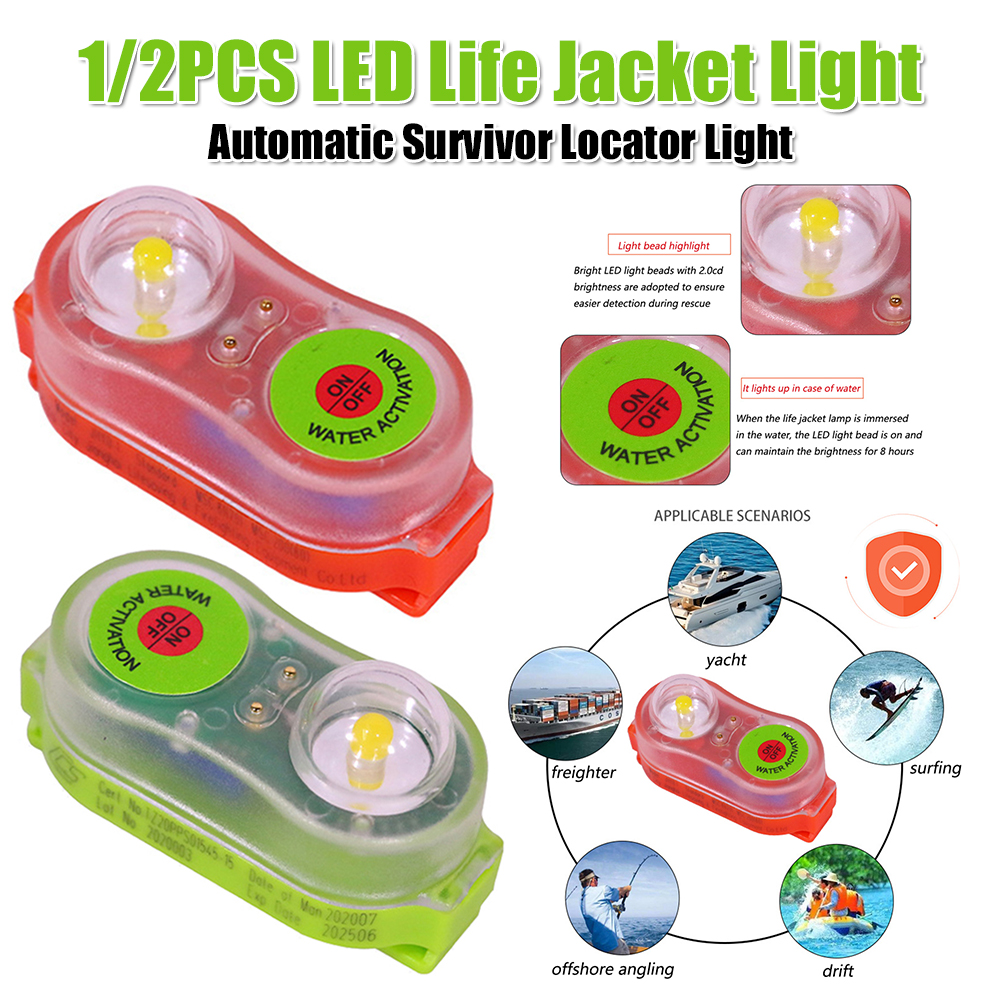LED Life Jacket Light Water-Ac - Fishing Jacket Waterproof のレビューと価格