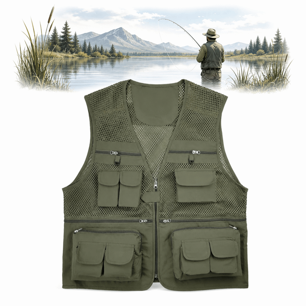 Durable with 16 Pockets Fishin - Fishing Vest のレビューと価格
