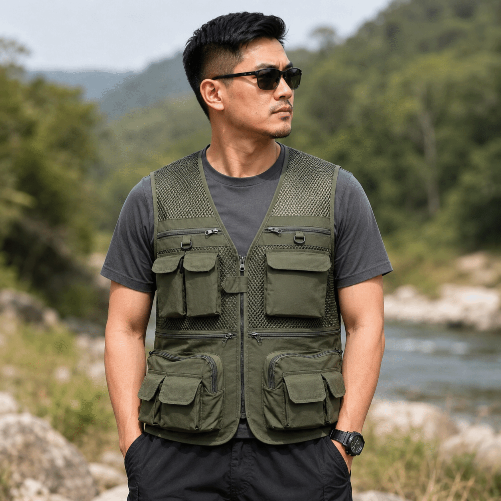 Durable with 16 Pockets Fishin - Fishing Vest のレビューと価格