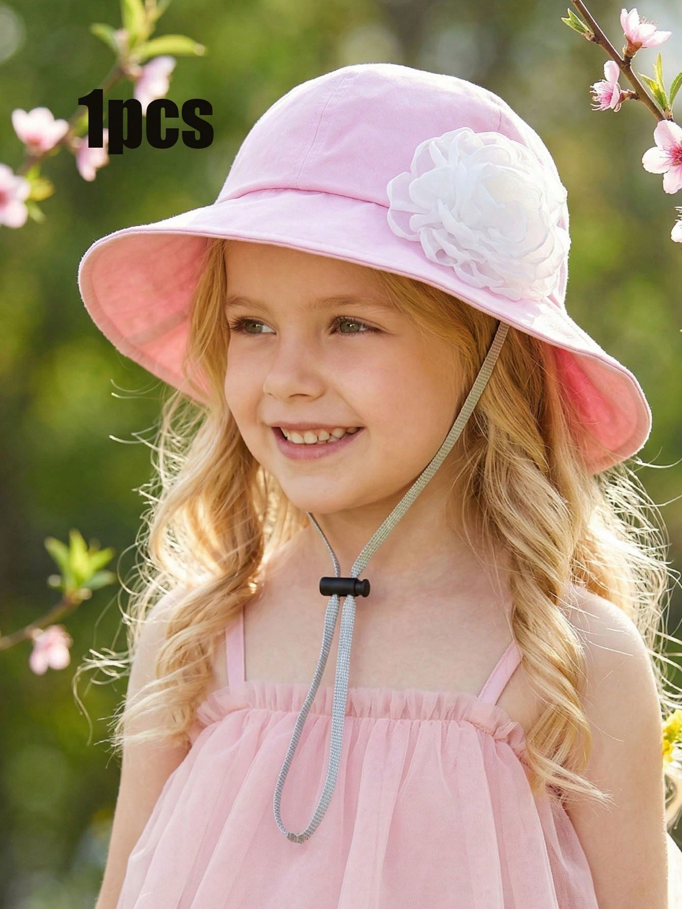 1Pc 3-8Y Girls White Big Flowe - Fishing Hat のレビューと価格