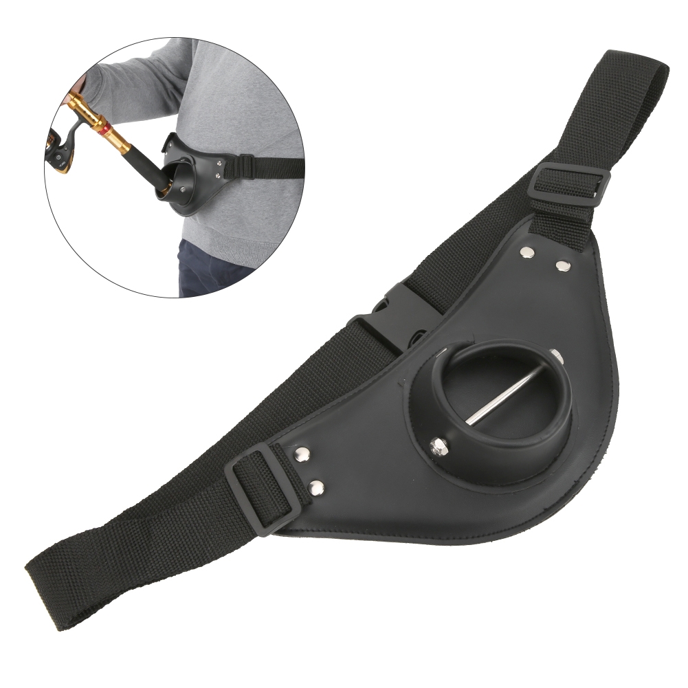 Black PU Leather Adjustable Ro - Fishing Belt のレビューと価格