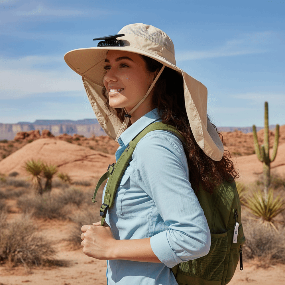 Gift UPF50+ Solar Fan Hat Wate - Fishing Hat のレビューと価格