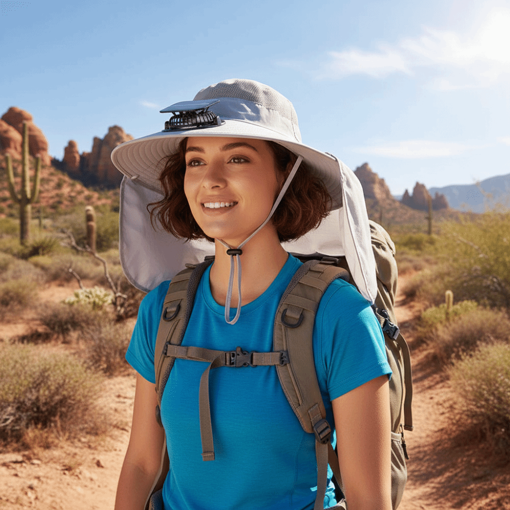Gift UPF50+ Solar Fan Hat Wate - Fishing Hat のレビューと価格
