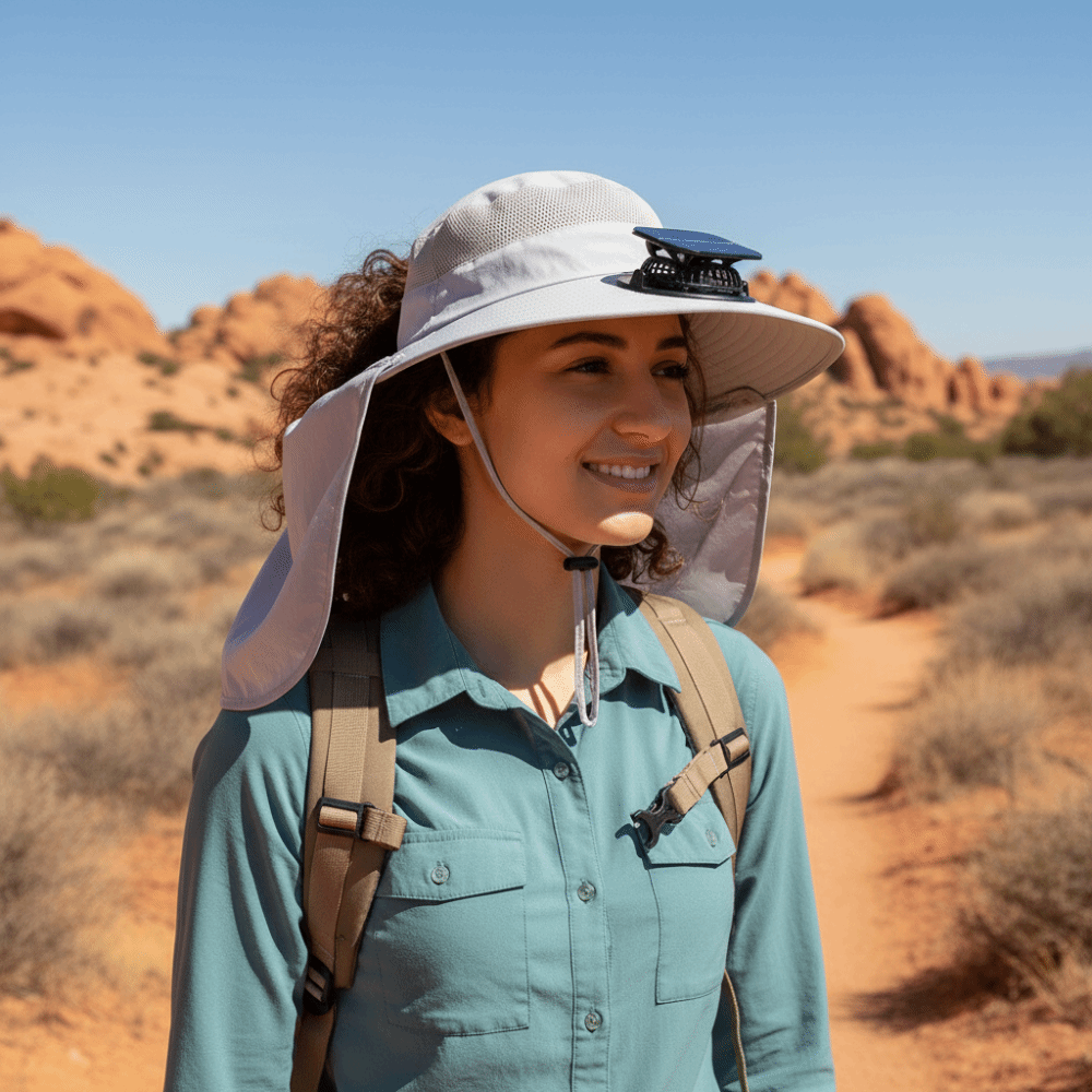 Gift UPF50+ Solar Fan Hat Wate - Fishing Hat のレビューと価格