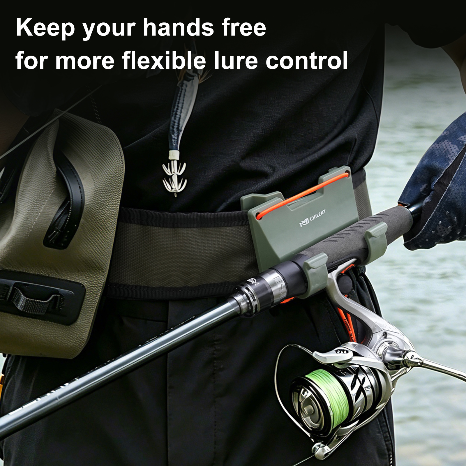 Outdoor Belt Clip Rod Holder H - Fishing Belt のレビューと価格