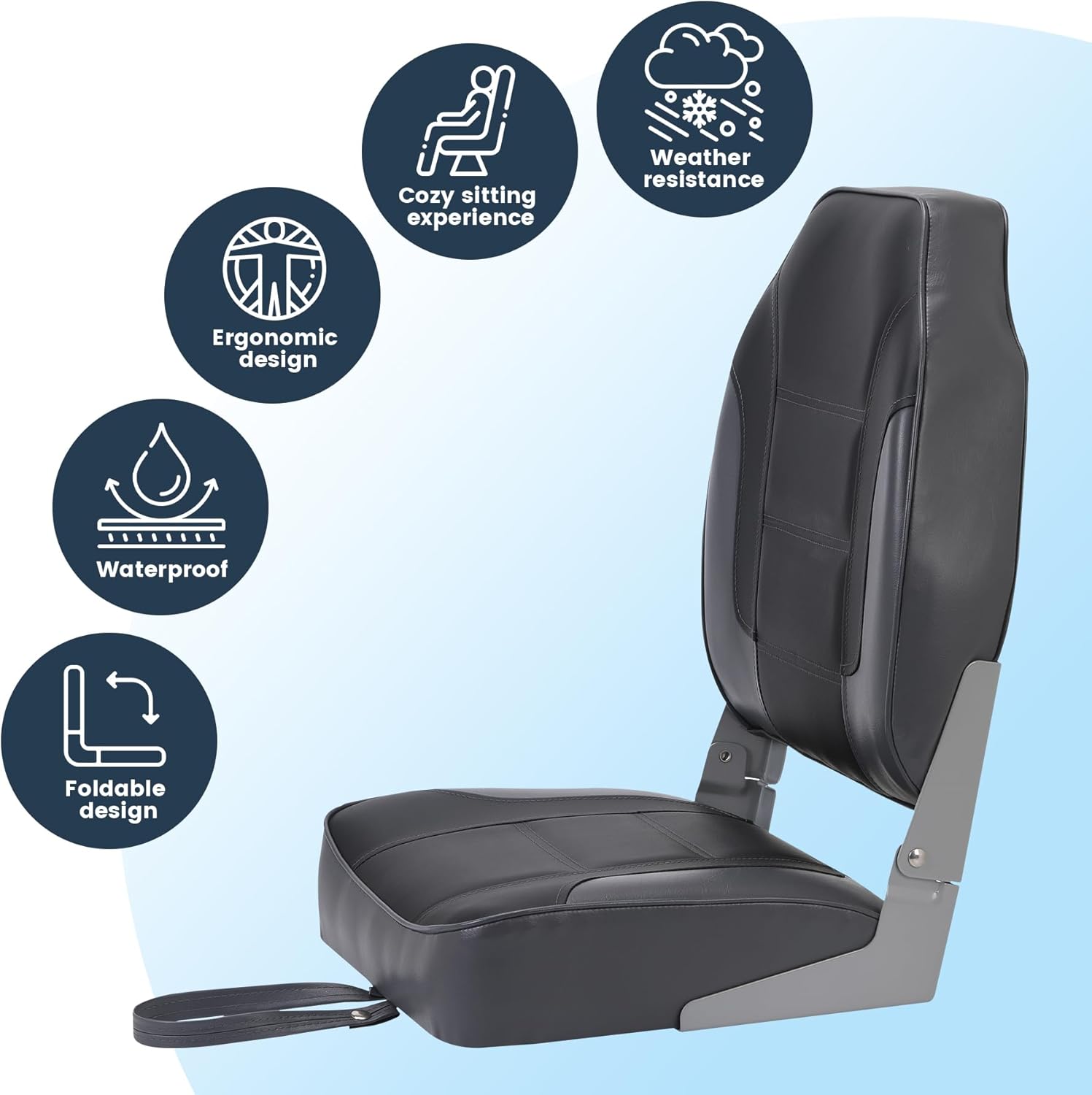 2 Pack Folding Boat Seats, Hig - Fishing Backpack のレビューと価格