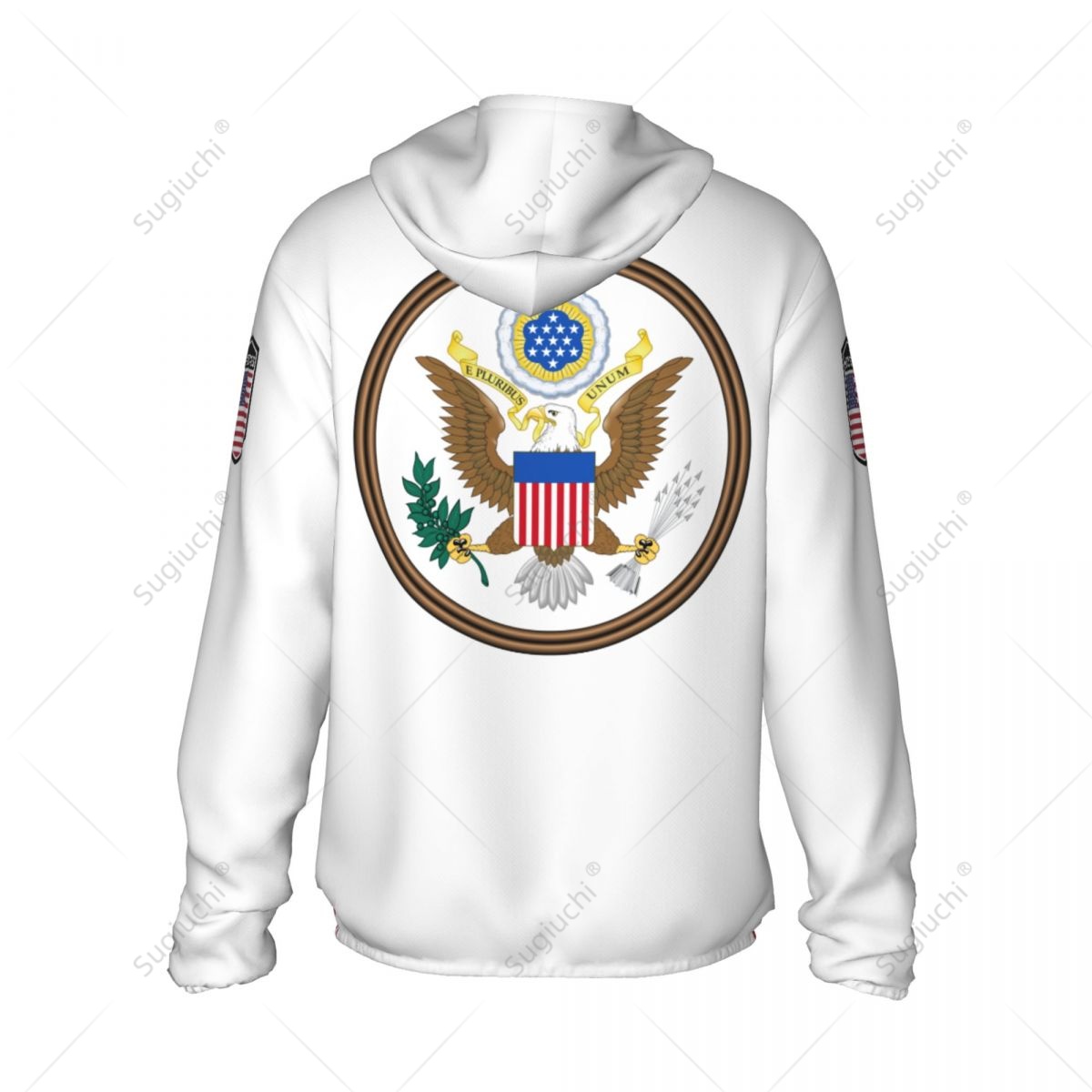 United States Flag Sun Protect - Fishing Hoodie のレビューと価格