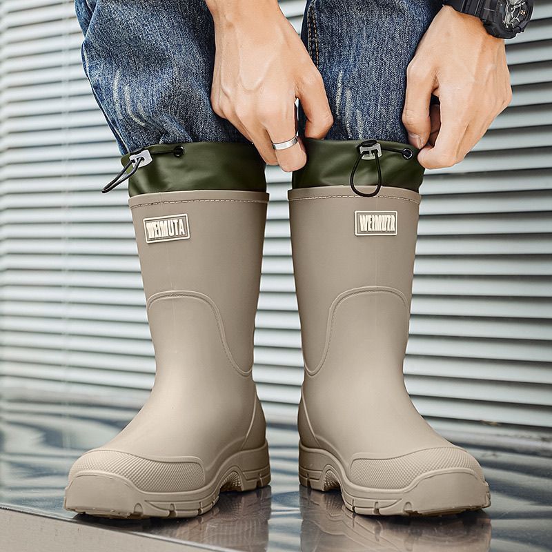 Unisex Rain Boots Fashion Mid- - Fishing Boots のレビューと価格