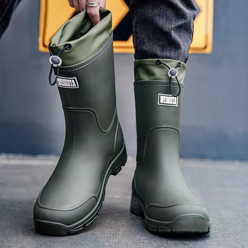 Unisex Rain Boots Fashion Mid- - Fishing Boots のレビューと価格