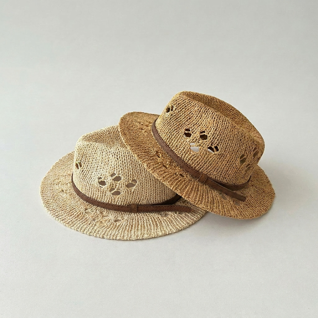 MILANCEL Summer Kids Straw Hat - Fishing Hat のレビューと価格