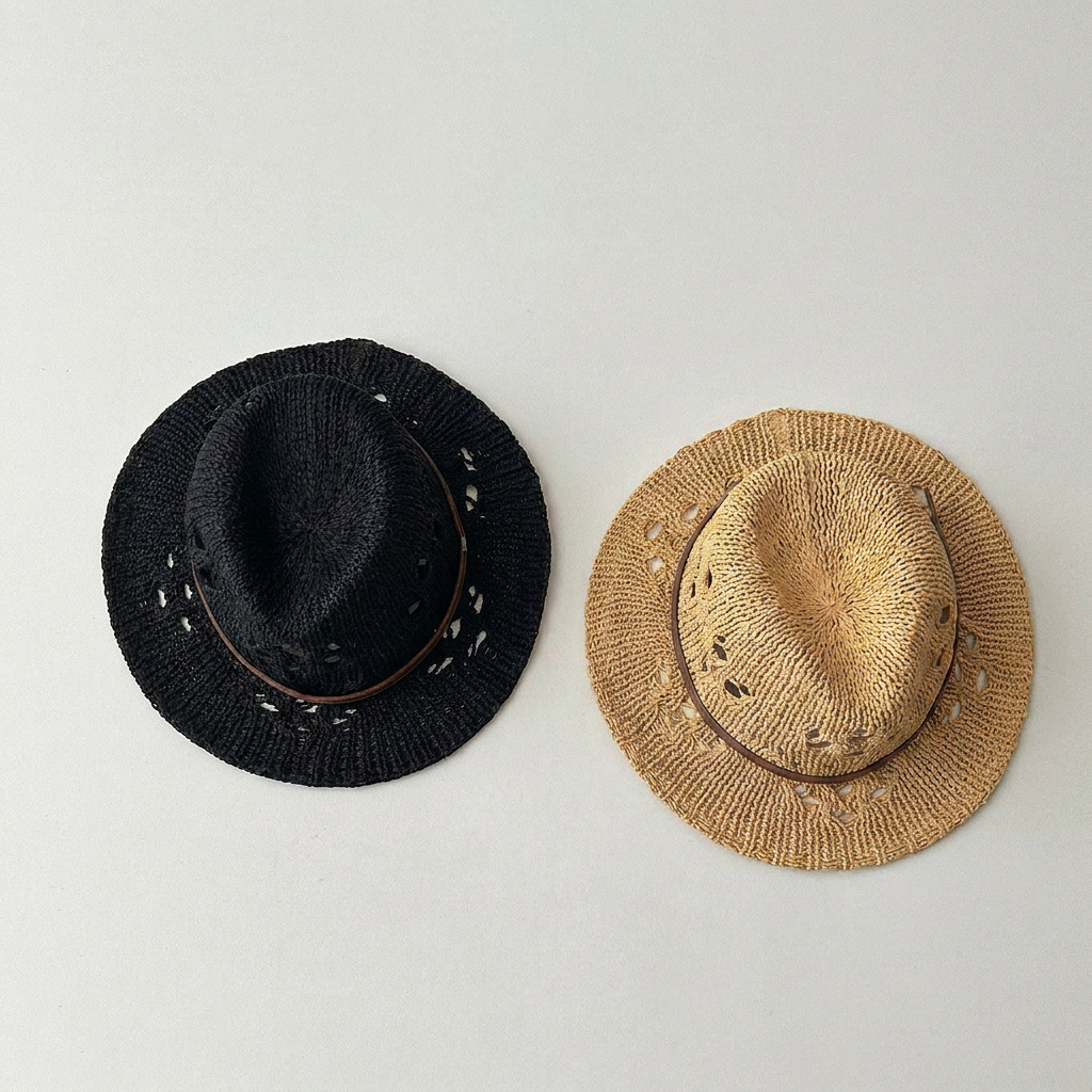 MILANCEL Summer Kids Straw Hat - Fishing Hat のレビューと価格