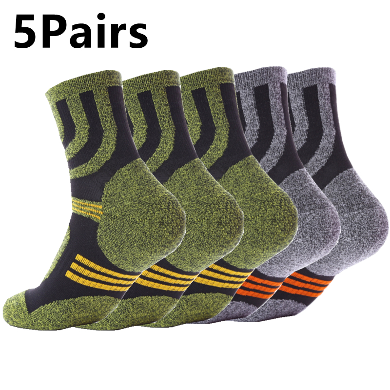 5 Pairs Socks Men Anti Blister - Fishing Socks のレビューと価格