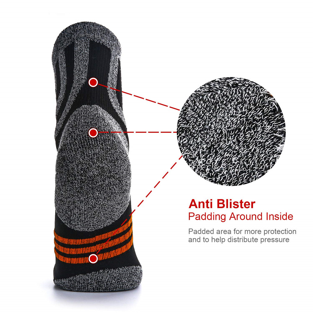 5 Pairs Socks Men Anti Blister - Fishing Socks のレビューと価格