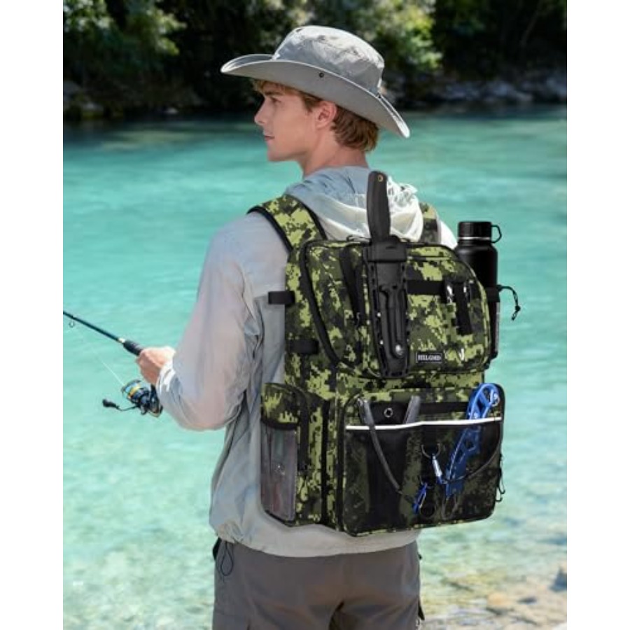 Fishing Backpack with Rod Hold - Fishing Backpack のレビューと価格