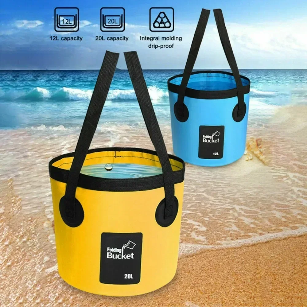 12L/20L Fishing Bucket Folding - Fishing Bag Waterproof のレビューと価格