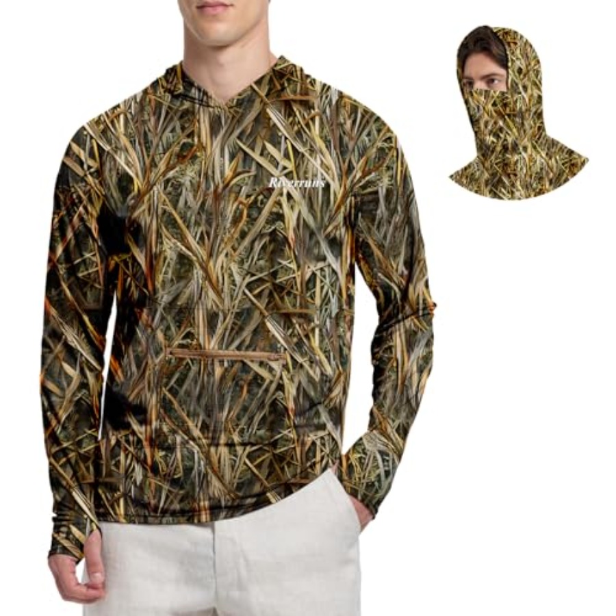 UPF 50+ Fishing Hoodie with Ne - Fishing Hoodie のレビューと価格