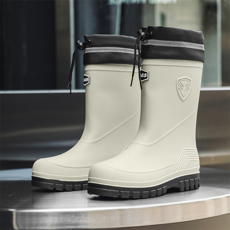 Fashion Men's Rain Boots Mid-C - Fishing Boots のレビューと価格