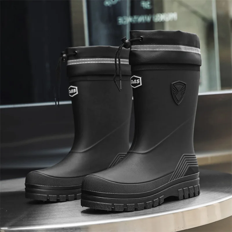 Fashion Men's Rain Boots Mid-C - Fishing Boots のレビューと価格