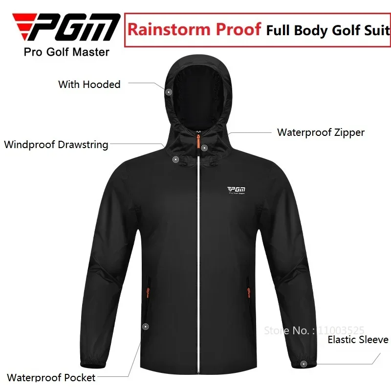 Pgm Men Golf Raincoat Rain Pan - Fishing Rain Suit のレビューと価格